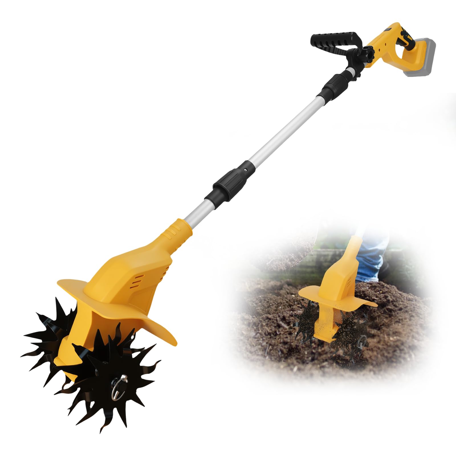 Gardening Tools Brands - 330RPM Brushless Cordless Tiller Cultivator Garden