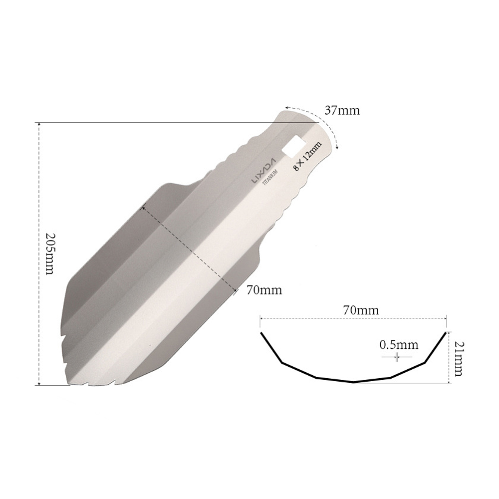 Lixada Titanium Garden Hand Sh - đánh giá và giá Garden Hand Trowel