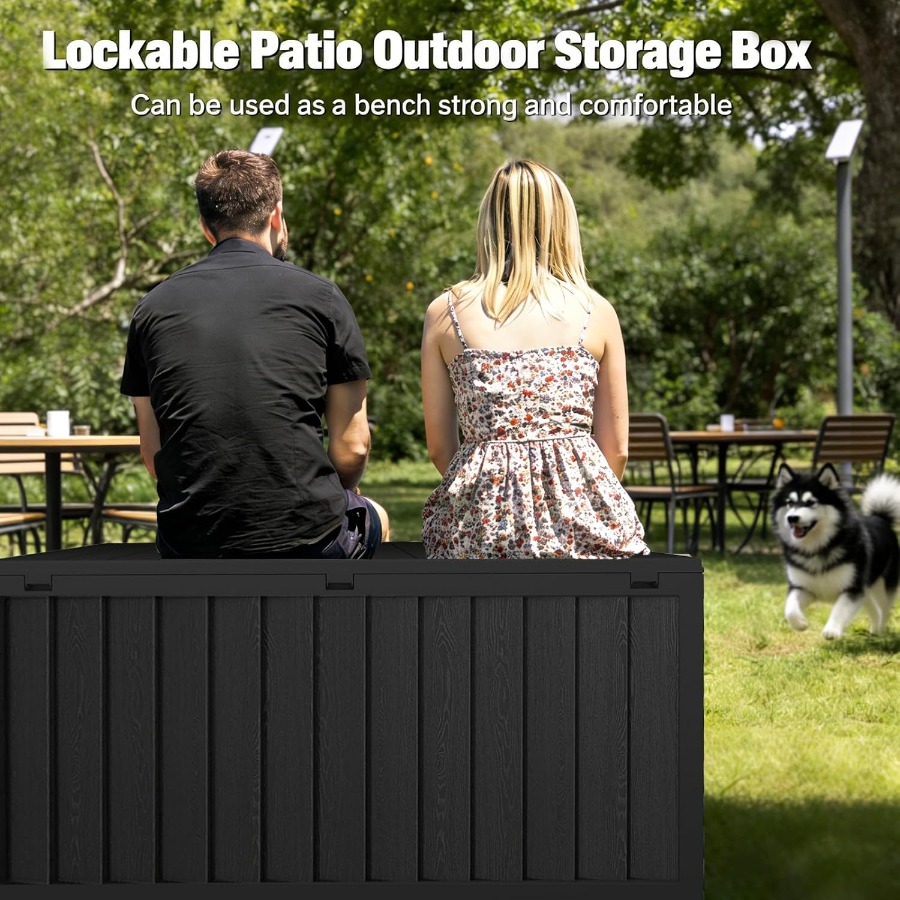 Outdoor Storage Box Waterproof - đánh giá và giá Gardening Tools Wooden