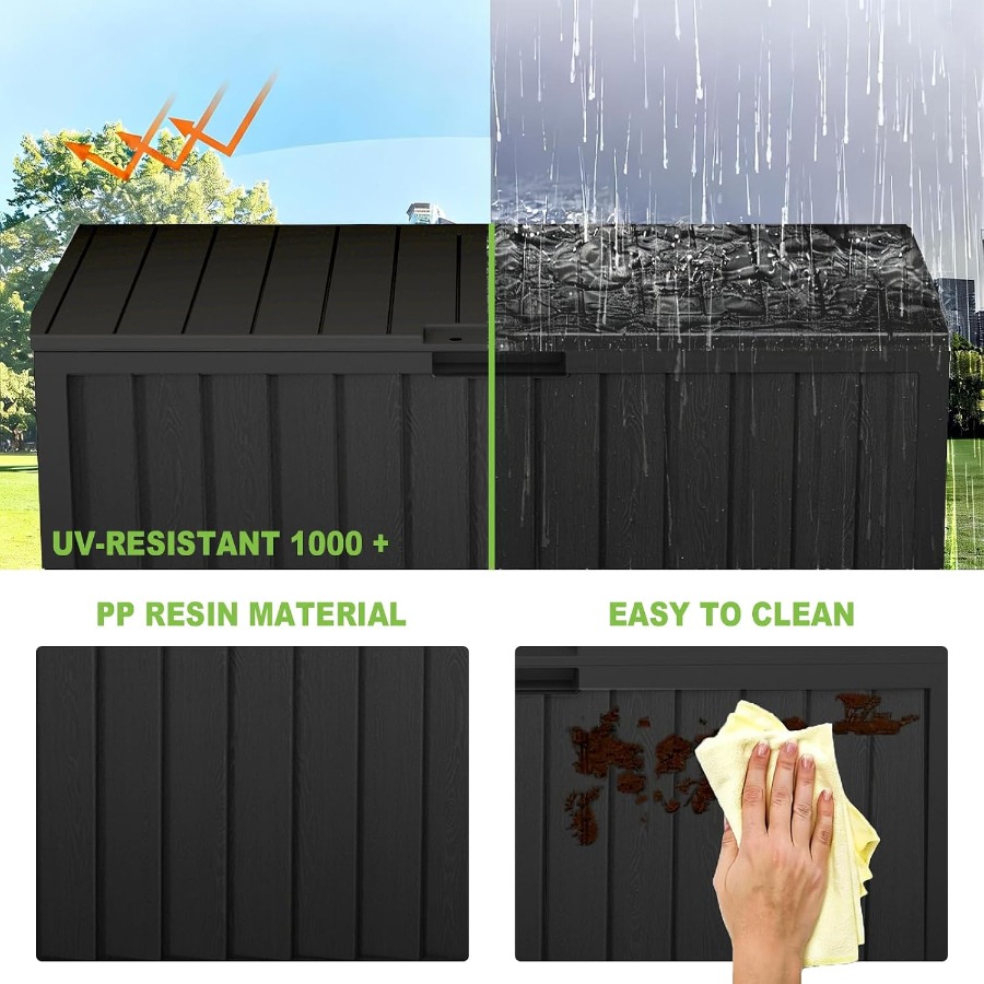 Outdoor Storage Box Waterproof - đánh giá và giá Gardening Tools Wooden