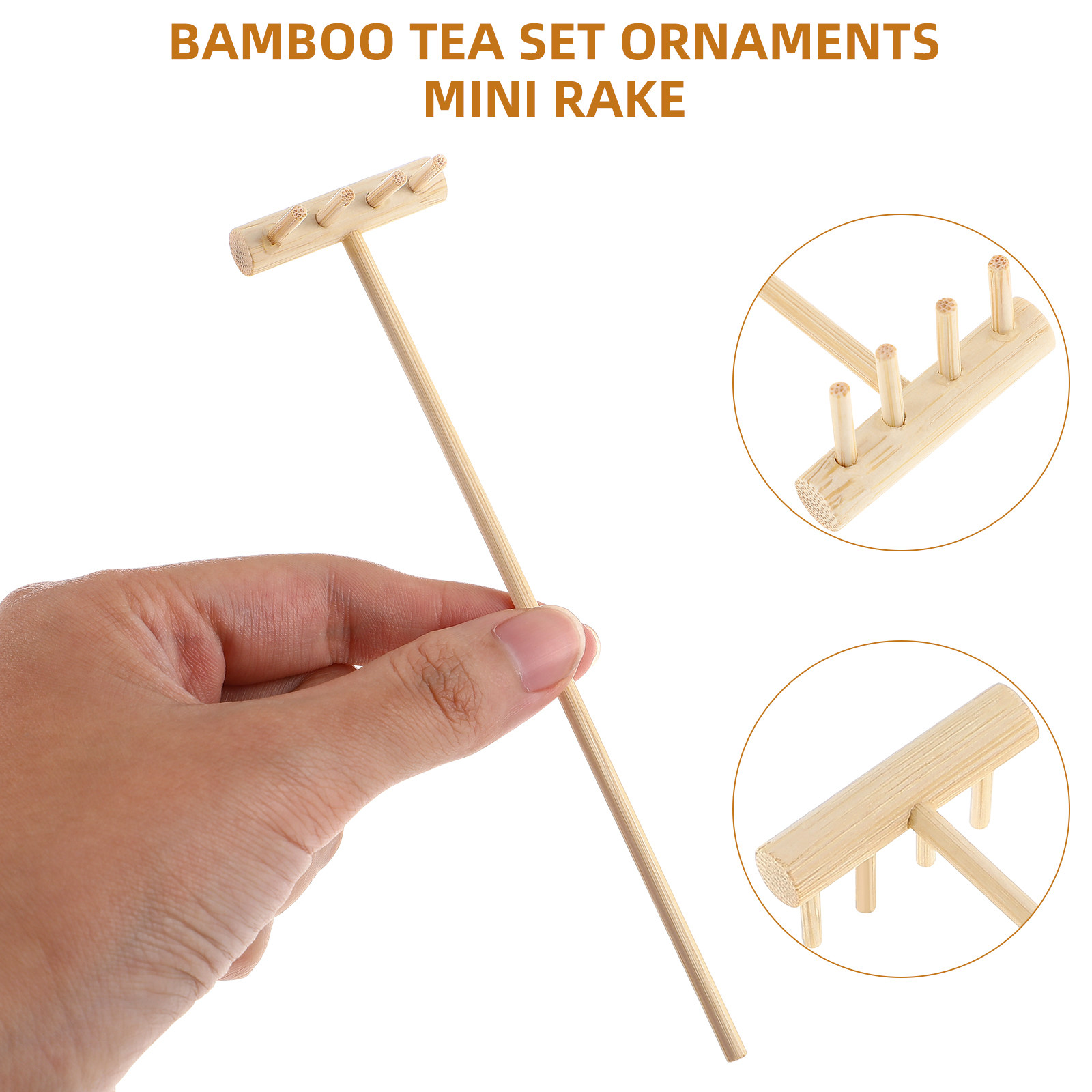 8Pcs Mini Zen Rake Tools Bambo - đánh giá và giá Zen Gardening Tools