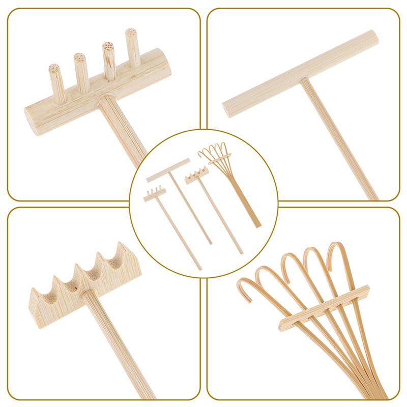 AEE4-Zen Garden Rake Tool Set  - đánh giá và giá Zen Gardening Tools