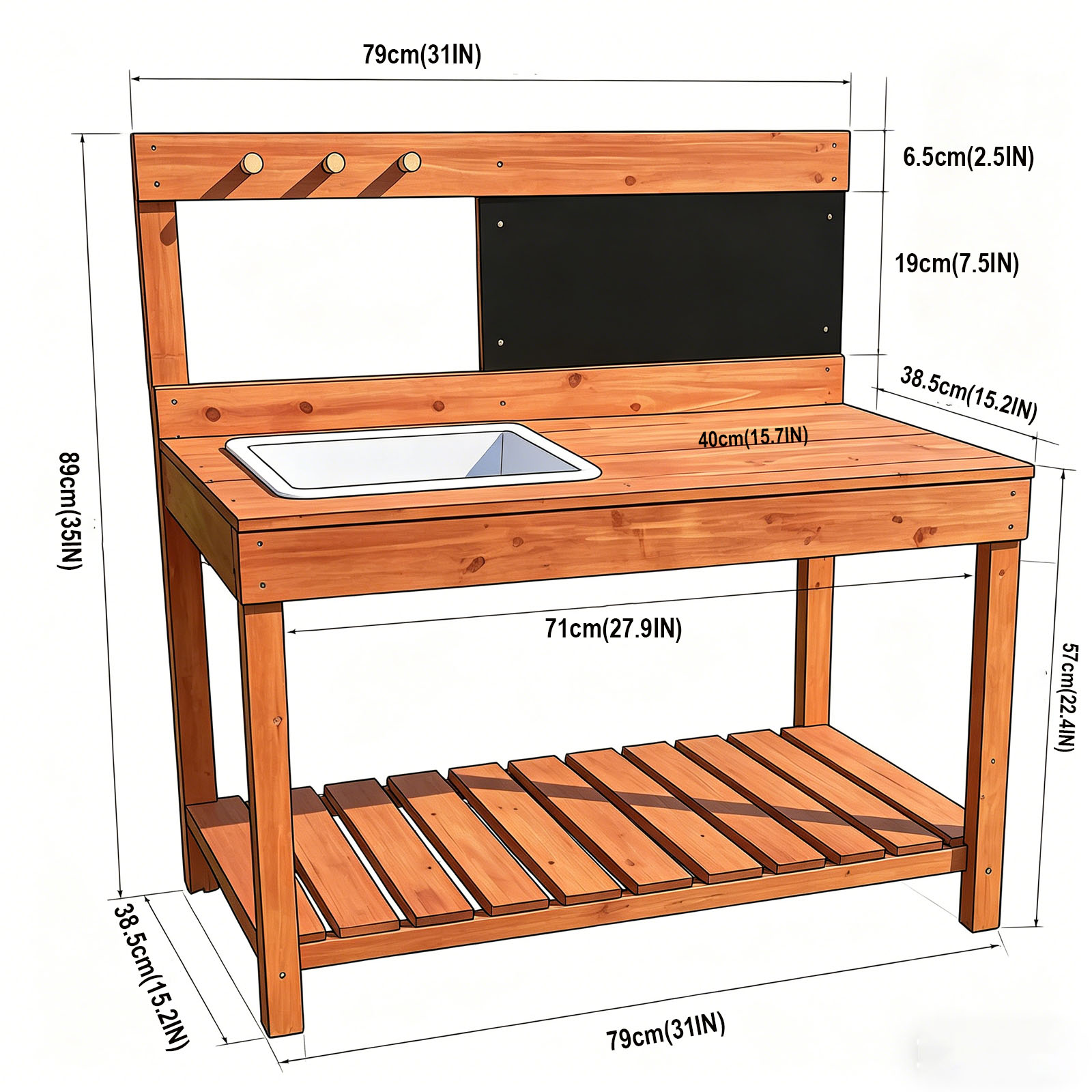 Wooden Potting Benches For Chi - đánh giá và giá Gardening Tools Wooden