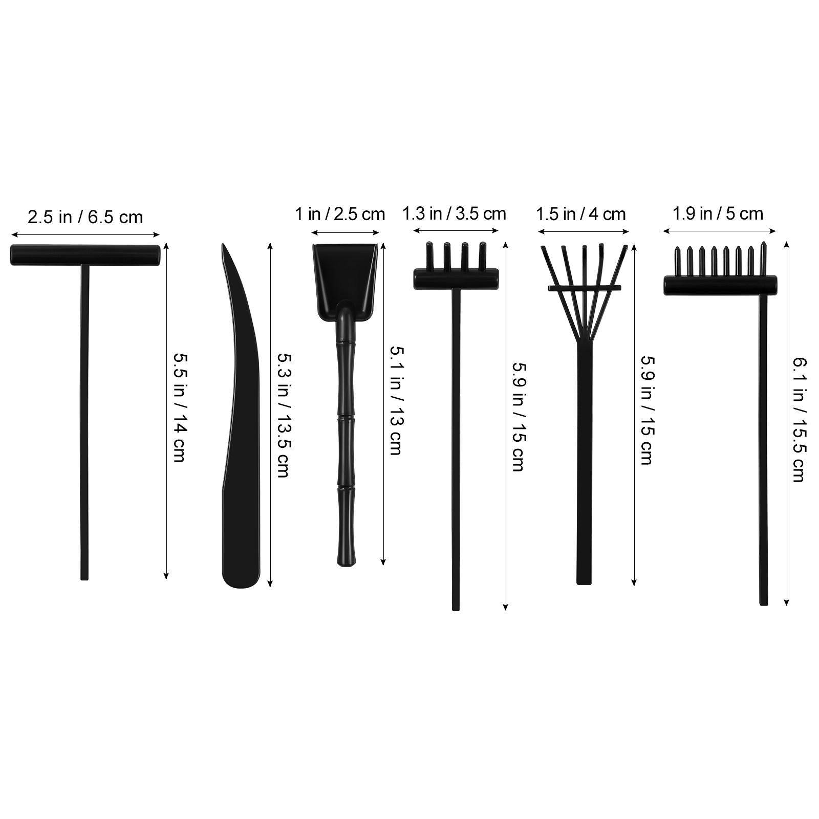 6Pcs Zen Garden Rake Set Mini  - đánh giá và giá Zen Gardening Tools
