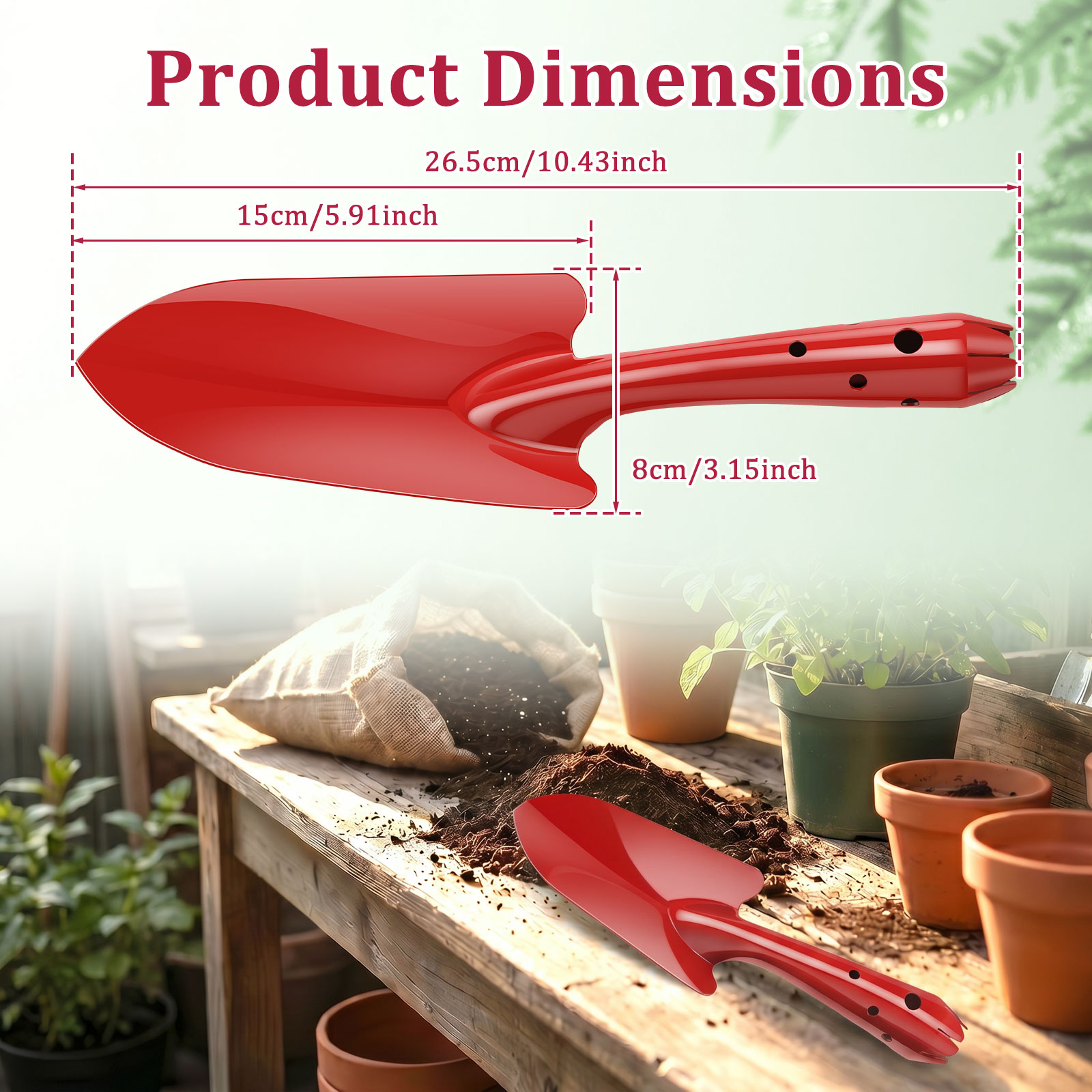 Garden Trowel Rust Resistant M - đánh giá và giá Garden Hand Trowel