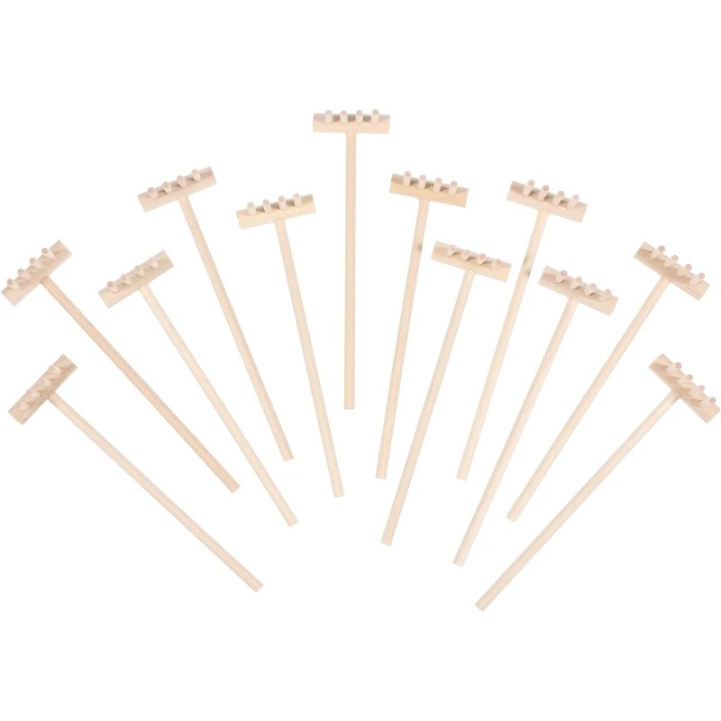 6pcs Mini Bamboo Rake Set for  - đánh giá và giá Zen Gardening Tools