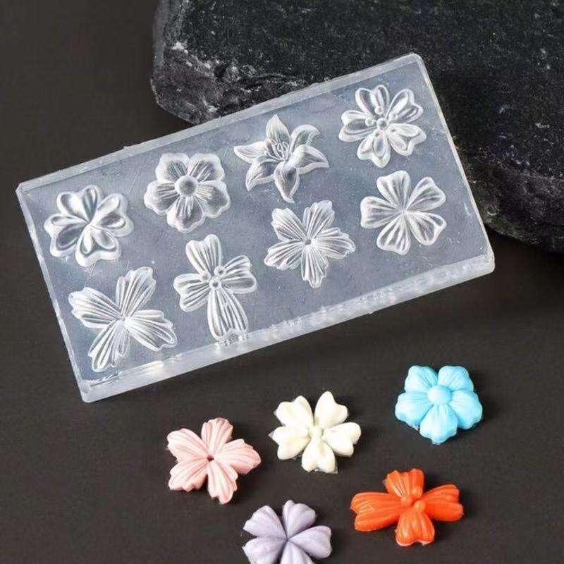 New Flower Nail Art Mold 3D Si - đánh giá và giá Gardening Tools Diy