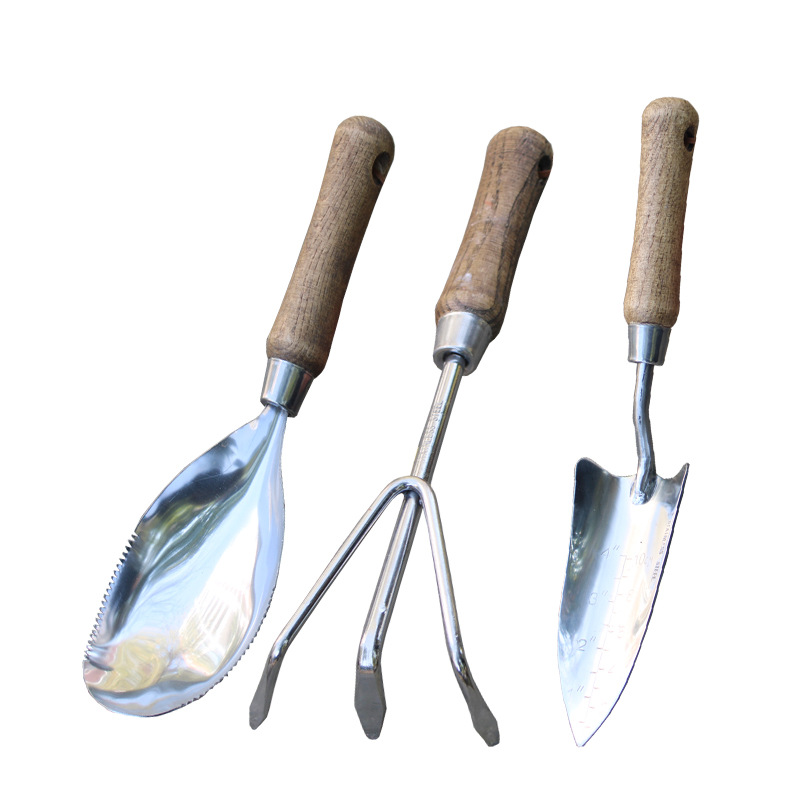 8-Piece Stainless Steel Garden - đánh giá và giá Gardening Tools Wooden