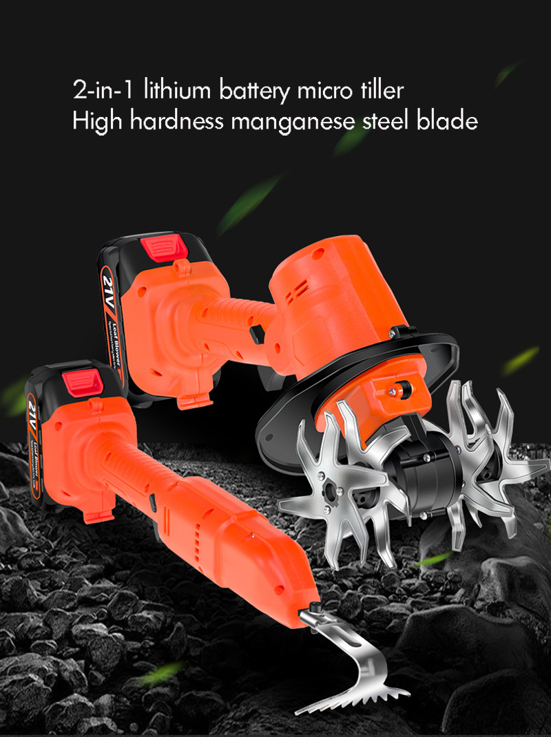 Cordless Electric Tiller 1.5Ah - đánh giá và giá Gardening Tools Brands