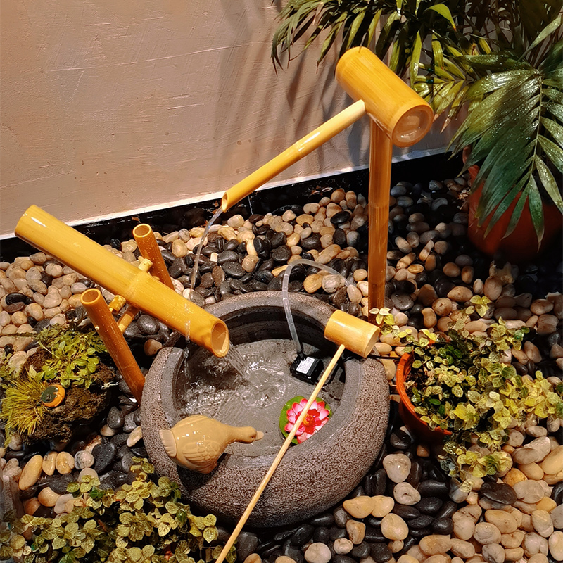 Japanese bamboo Jinglu stone b - đánh giá và giá Zen Gardening Tools