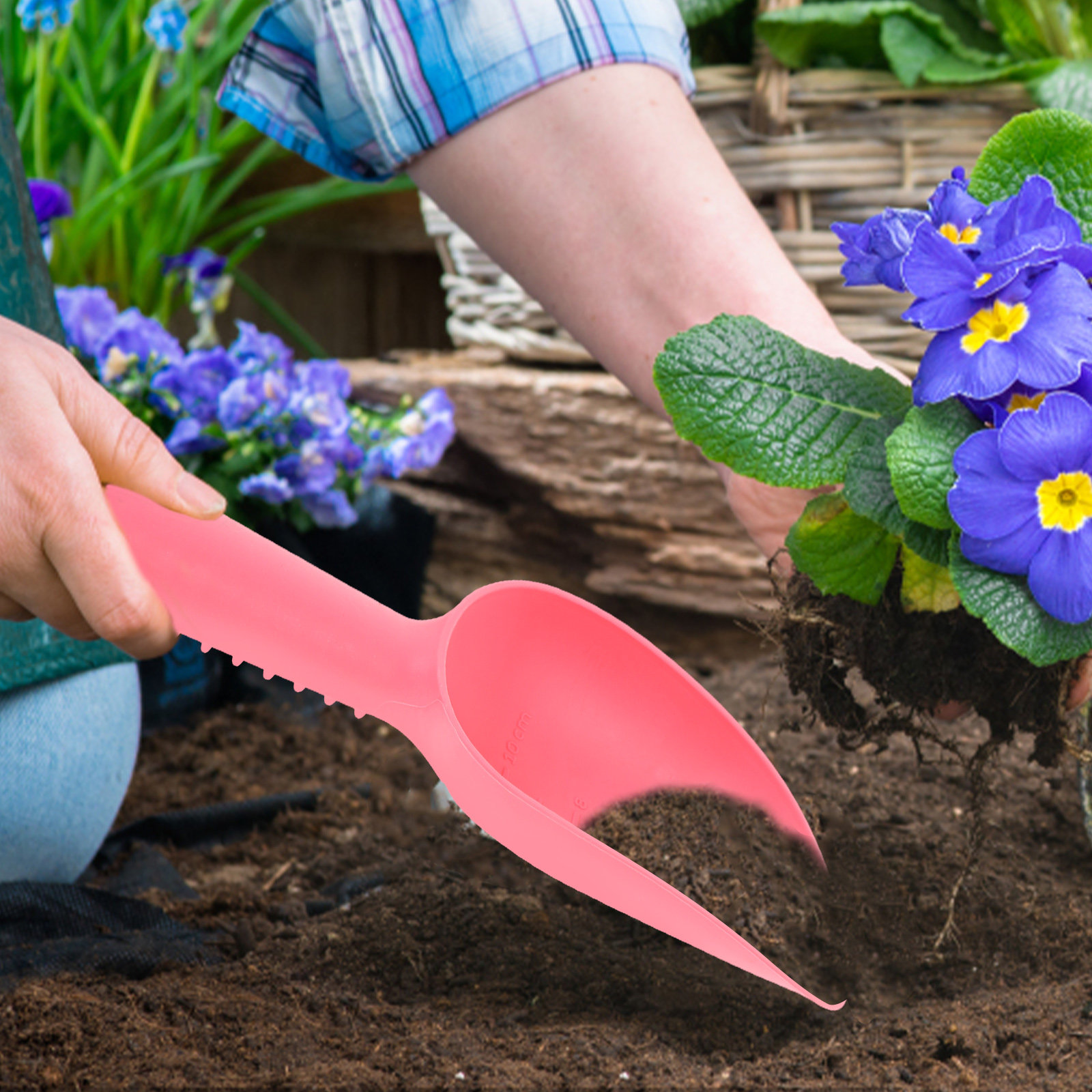 2Pcs Plastic Garden Scoop Hand - đánh giá và giá Garden Hand Trowel