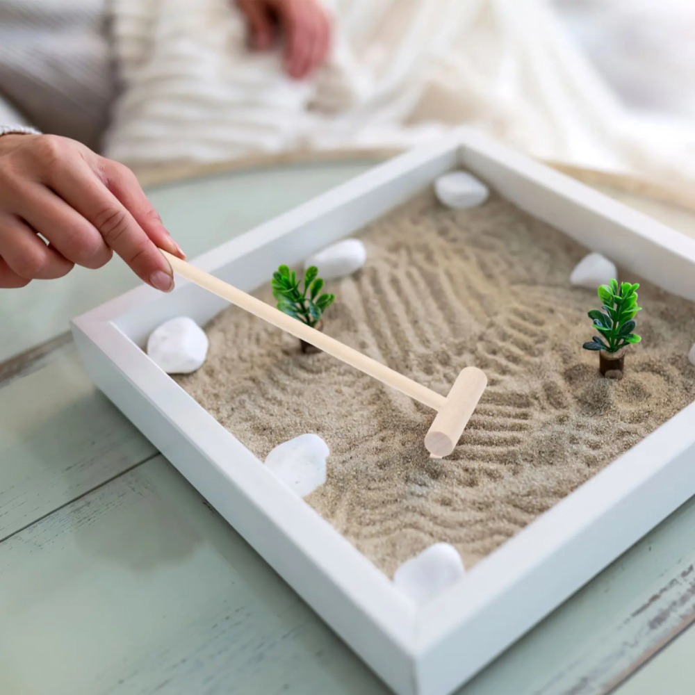 6pcs Mini Bamboo Rake Set for  - đánh giá và giá Zen Gardening Tools
