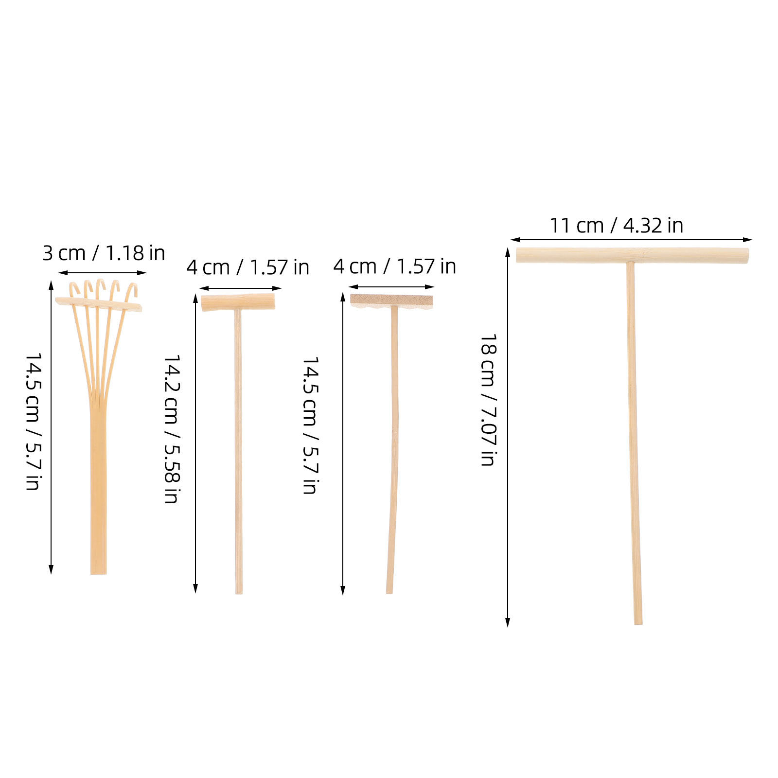 4Pcs Zen Garden Rake Space Sav - đánh giá và giá Zen Gardening Tools